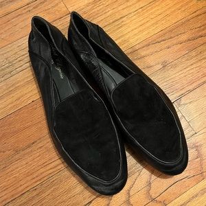 Robert Clergerie Suède and Leather Loafers